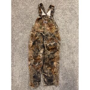 Round House Kids Camo Overalls Size 6 Realtree Camoflage Workwear
